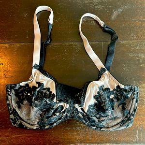 La Perla Pink/Black Bra 32D
